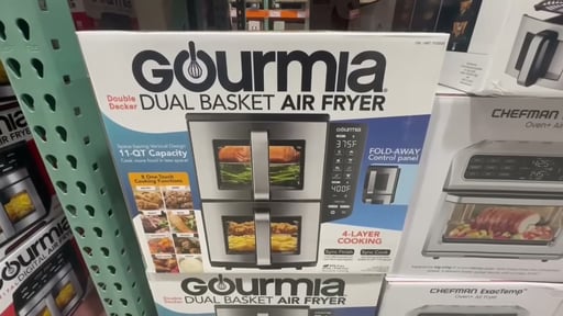 Gourmia 11-Quart Double Decker Air Fryer