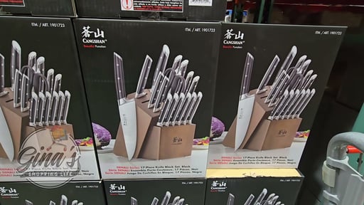 Cangshan Denali Knife Set 17-Piece Knife Block