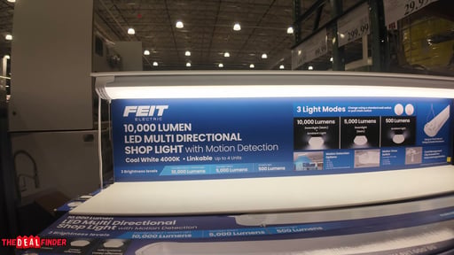 Feit Electric 10,000 Lumen Multi-Directional Shop Light with Motion Detection