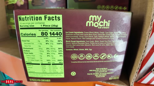 My/Mochi Ice Cream Dubai Chocolate Style 18ct (1.4 lbs)