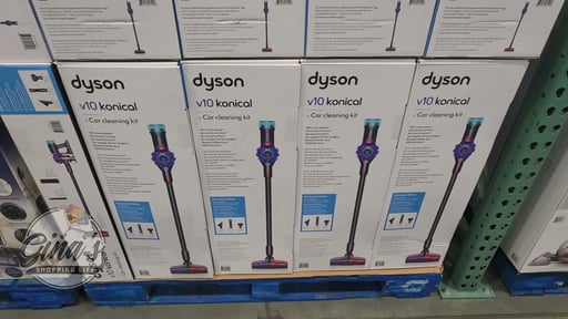 Dyson V10 Konical Cordless Stick Vacuum with Car Cleaning Kit