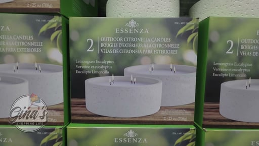 Essenza Outdoor Citronella Candle 2-Pack