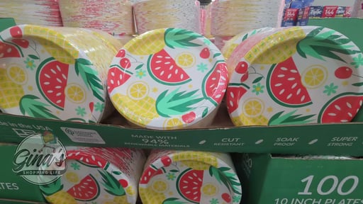 Pizazz 10" Summer Plate 100 CT