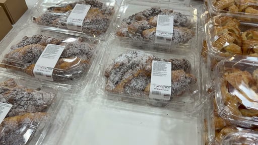 Twice Baked Chocolate Filled Croissants, 6 Count