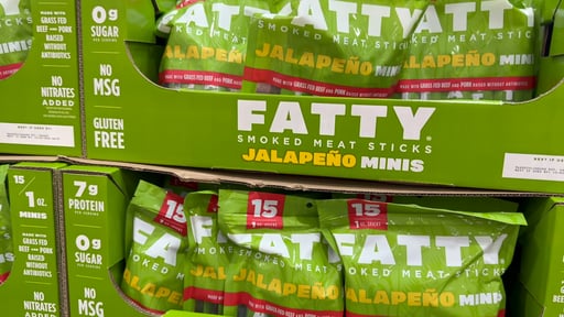 Fatty Smoked Meat Sticks Jalapeño Minis