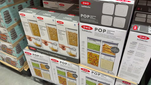 OXO SoftWorks 4-Piece POP Container Set with Cup and Scoop