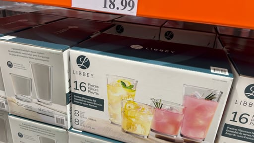 Libbey Preston Flare 16-Piece Tumbler and Rocks Glass Set