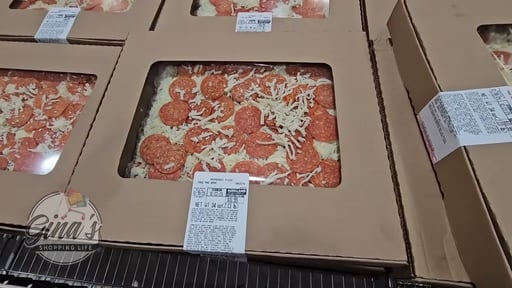 Kirkland Signature Pepperoni Pizza Take and Bake on Roman Style Pinsa