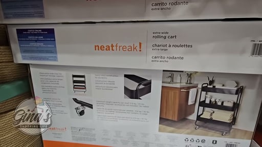 Neatfreak 3-Tier Extra-Wide Rolling Cart