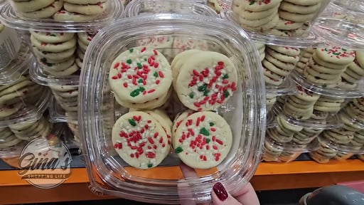 Christmas Sugar Cookie with Sprinkles 24 Count