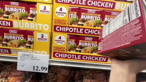 Craft Kitchen Chipotle Chicken Burritos, 4-Pack, 8 oz Each