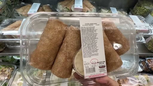 Chicken Caesar Wrap with Caesar Dressing Per Lb