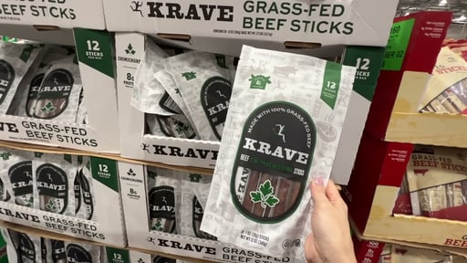 Krave Chimichurri Grass-Fed Beef Sticks, 12 Pack, 1 Ounce Each