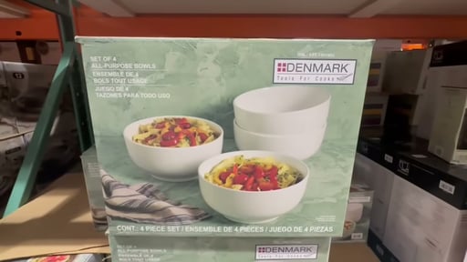 Denmark 4-Piece White All Purpose Bowls