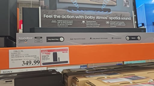 Samsung HW-Q60CF 3.1.2 Ch Soundbar with Subwoofer