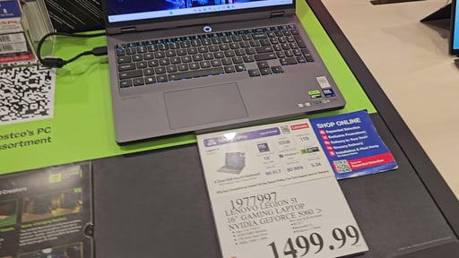 Lenovo Legion 5i 16" Gaming Laptop NVIDIA GeForce RTX 5060