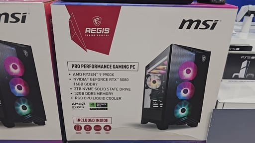 MSI Aegis ZS2 Gaming Desktop - AMD Ryzen 9 9900X / 32GB / 2TB / RTX 5080