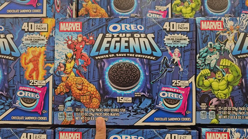 Nabisco Marvel Oreo Stuf of Legends Cookies, 40-Count, 1.02 oz Each (2.55 lbs)