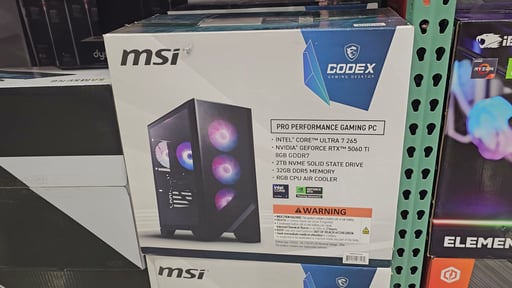 MSI Codex R2 Gaming Desktop Intel Core Ultra 7/32GB/2TB/RTX 5060 Ti