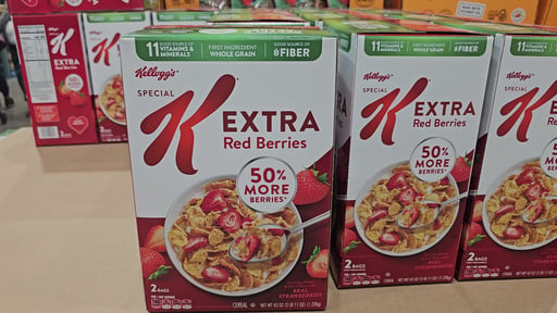 Kellogg's Special K Red Berries Extra 50% More Berries, 43 oz
