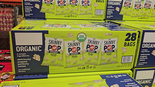Skinny Pop Organic Popcorn (28 bags)