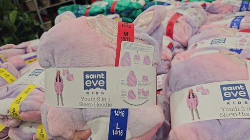 Saint Eve Kids Youth Sleep Hoodie