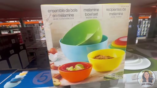 Pandex 5-Piece Melamine Mixing Bowl Set with Lids