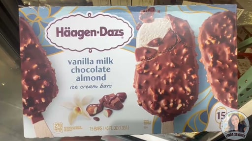 Häagen-Dazs Vanilla & Almond Bars 15/3 fl oz (1.40 Qts)