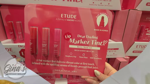 Etude Dear Darling Marker Tint Berry Mood Set, 3PK