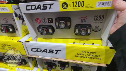 COAST 1200 Lumen Rechargeable Headlamp, 3-Pack