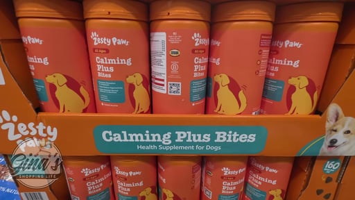 Zesty Paws Calming Plus Bites Dog Supplement, 160 Count