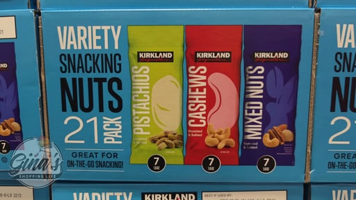 Kirkland Signature Snack Nut Variety, 21 Pack