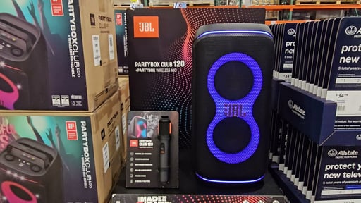 JBL PartyBox Club 120 Speaker with Wireless Mic Bundle