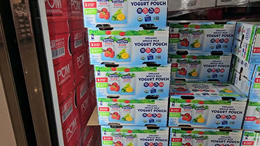 Stonyfield Organic Yogurt Pouch, 16 Count, 3.5 oz Each