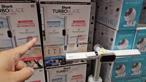 Shark TurboBlad Cool + Heat Ultra-Customizable Bladeless Tower Fan and Heater