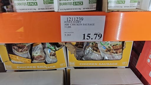 Jones Dairy Farm Chicken Sausage Links 3 lbs