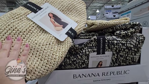 Banana Republic Raffia Tote Bag