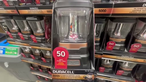 Duracell Tri-Power Solar Lantern 5000 Lumens