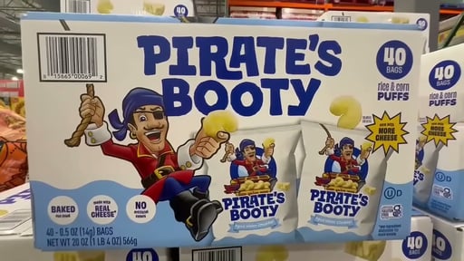 Pirate's Booty Aged White Cheddar 40 CT