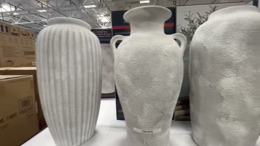 Elements Rustic Ceramic Vase, 3 Assorted Styles