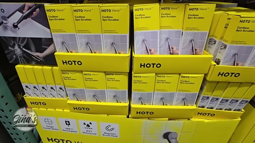 HOTO Wand Cordless Spin Scrubber