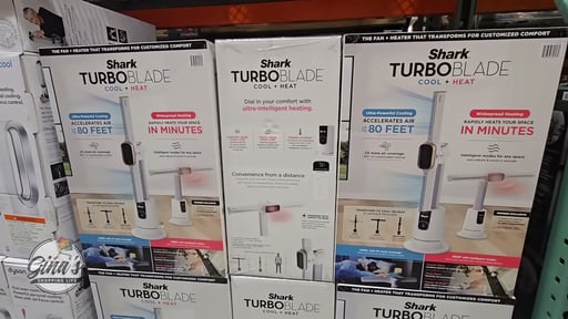 Shark TurboBlad Cool + Heat Ultra-Customizable Bladeless Tower Fan and Heater