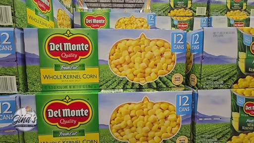 Del Monte Whole Kernel Corn 12/15.25 oz (11.43 lbs)