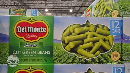 Del Monte Cut Green Beans 12/14.5 oz