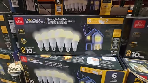 Globe Electric Power Outage 60W Bulb 6-Pack