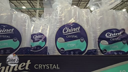 Chinet 10 oz Cut Crystal Cups 150 Count Package