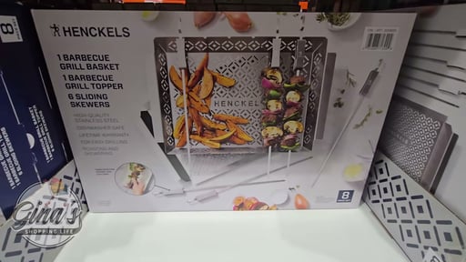 Henckels Kabob and Grill Basket Set, 10-Piece