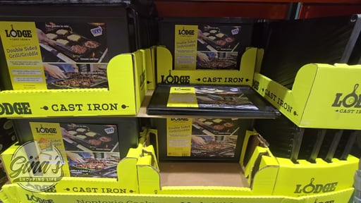 Lodge Seasoned Cast Iron Reversible Grill/Griddle