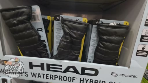HEAD Women's Waterproof Hybrid Gloves