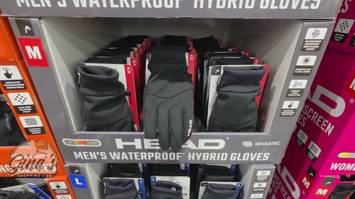 HEAD Men's Waterproof Hybrid Gloves